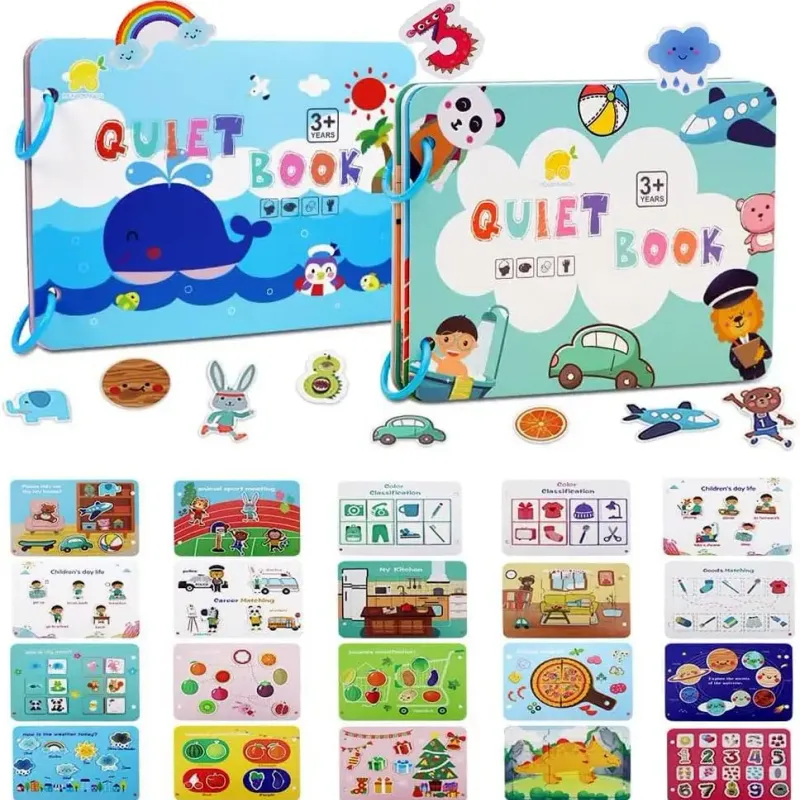 Yeahbo Montessori Busy Book for Toddlers 1