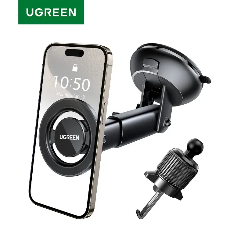 UGREEN 3-in-1 Magnetic Car Phone Holder 1
