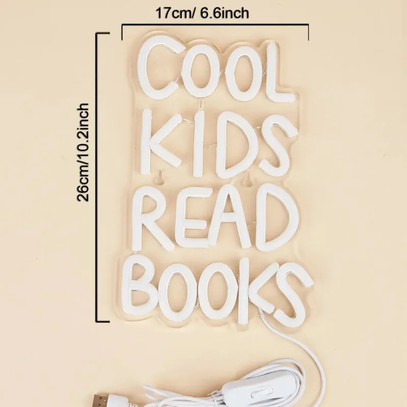 LED Neon Kids Reading Lamp - USB Night Light 2