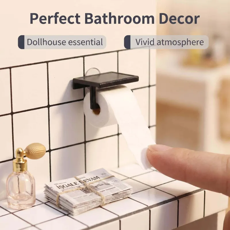 1/12 Dollhouse Bathroom Mini Set 5
