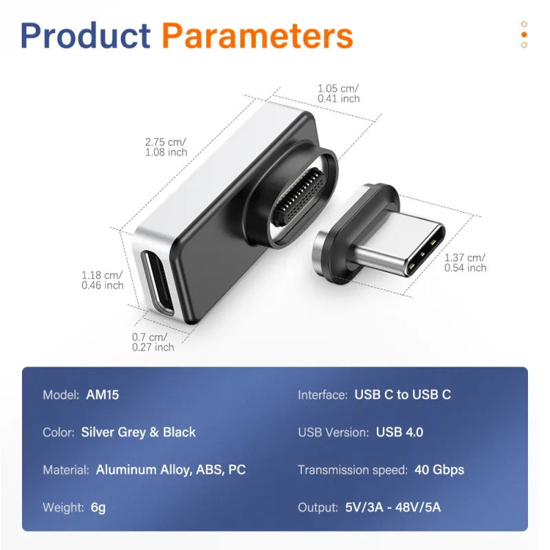 140W Magnetic USB-C PD4.0 Fast Charger 6