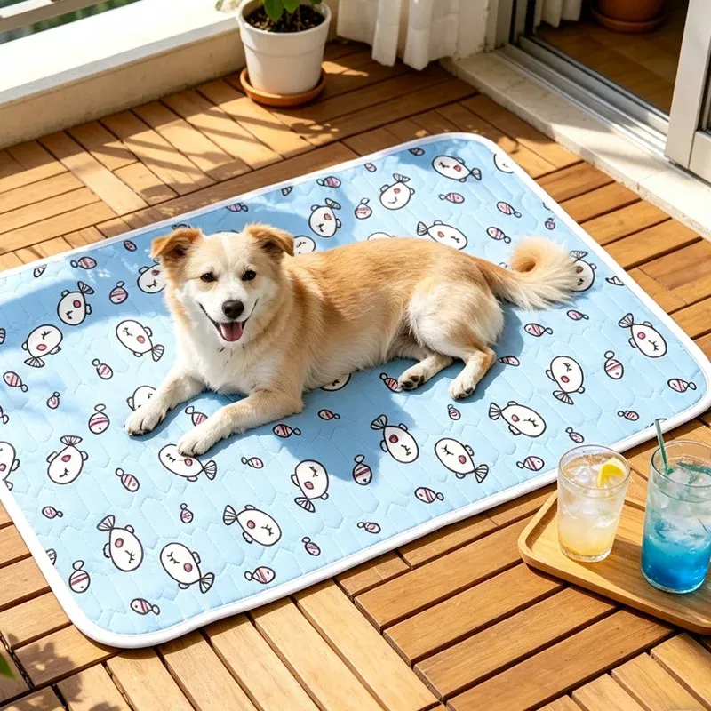 Cartoon Pet Cooling Mat 3