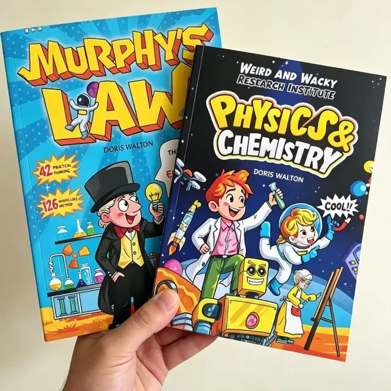 Kids Physics & Chemistry Comic Book Set 1