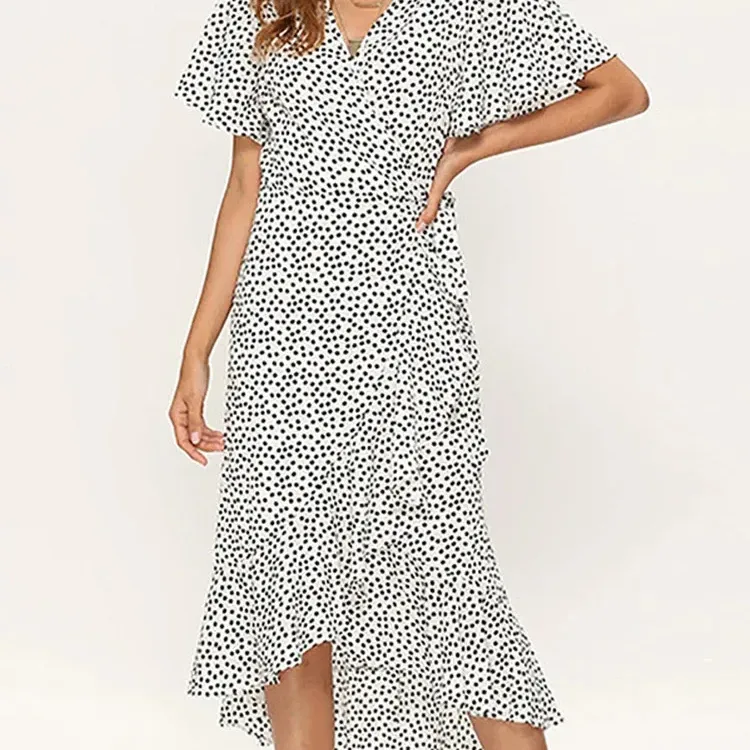 Floral Boho Chiffon Maxi Dress 6
