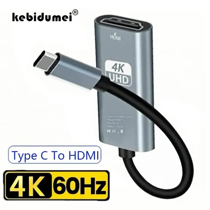 4K USB-C to HDMI Adapter with USB Hub 1