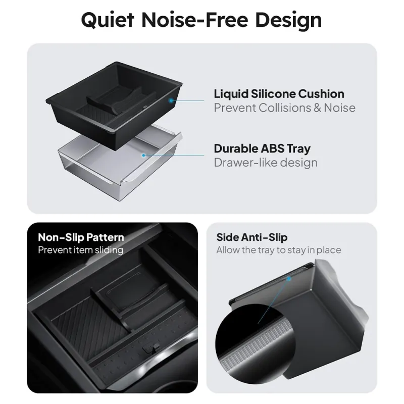 Tesla Center Console Organizer Box 5