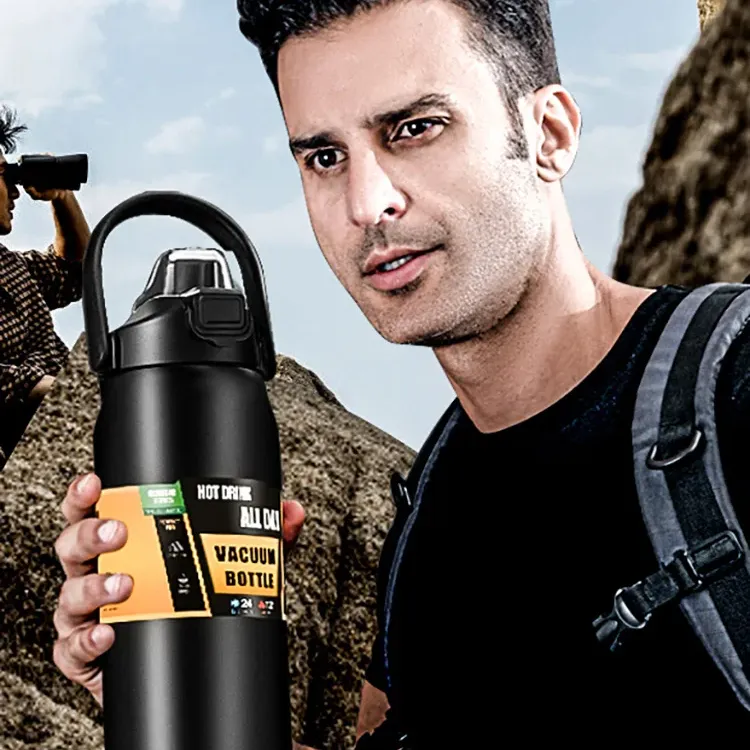 Stainless Steel Thermos Tumbler with Straw 5