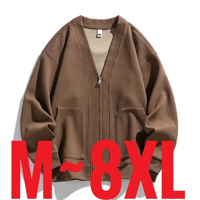 Big Size Korean Style Zip-Up Cardigan Green 1