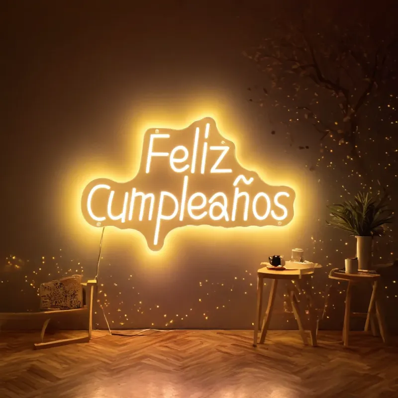 Happy Birthday LED Neon Sign 5