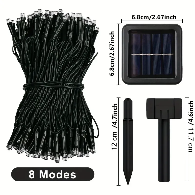 Solar LED String Lights - 100 LEDs 6