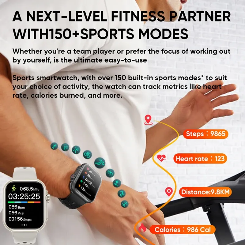 Watch Ultra 2 SE Smart Watch - 150+ Modes 5