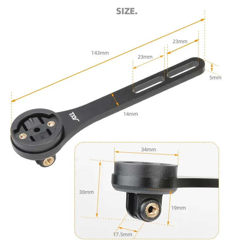 Bike GPS Aero Handlebar Mount Holder 3