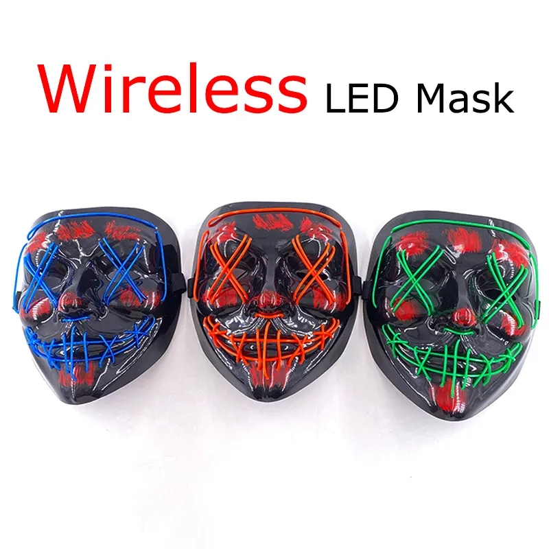 Wireless Neon LED Purge Glow Mask 3