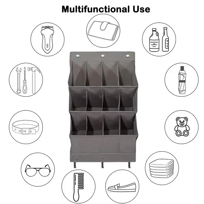 Wall-Mounted Shoe Storage Organizer 4