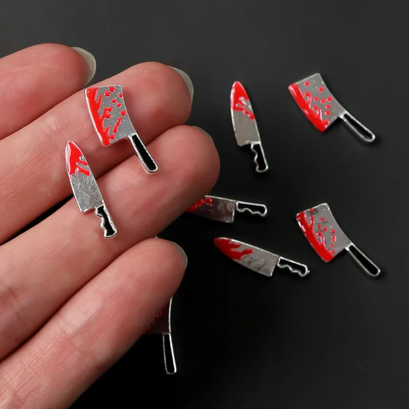 Halloween Blood Nail Art Charms Set 5