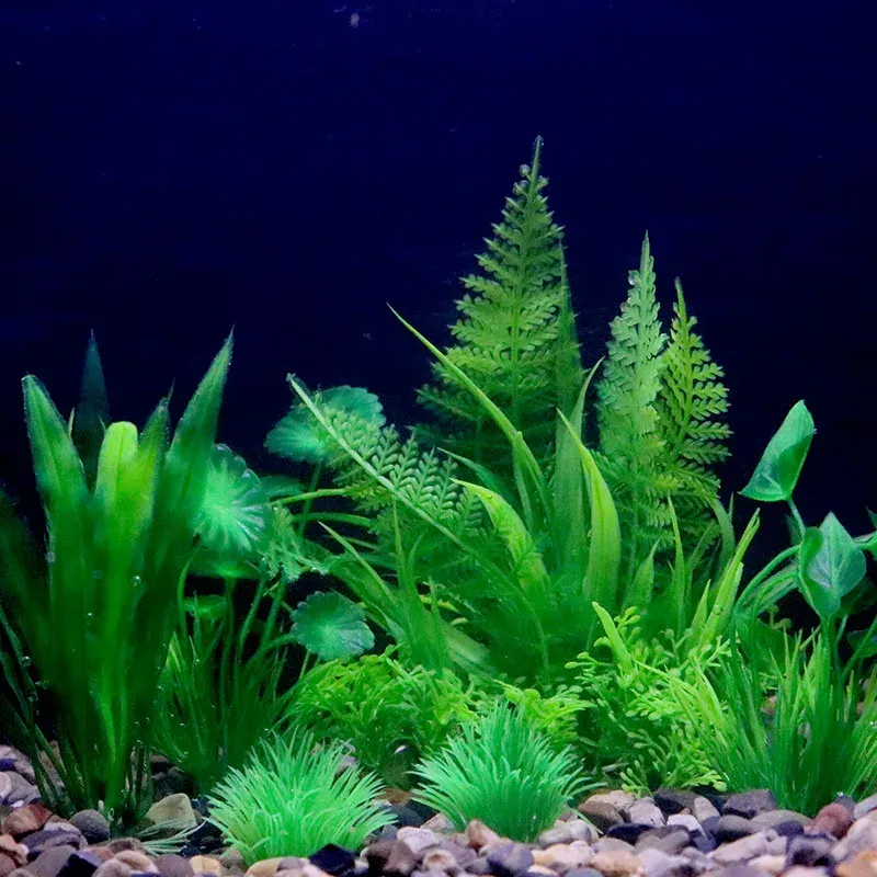 Artificial Aquarium Plastic Plants Set 3