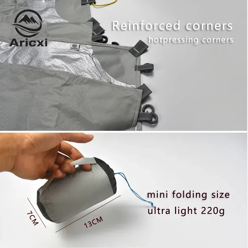 Ultralight 15D Raincoat Tarp 5