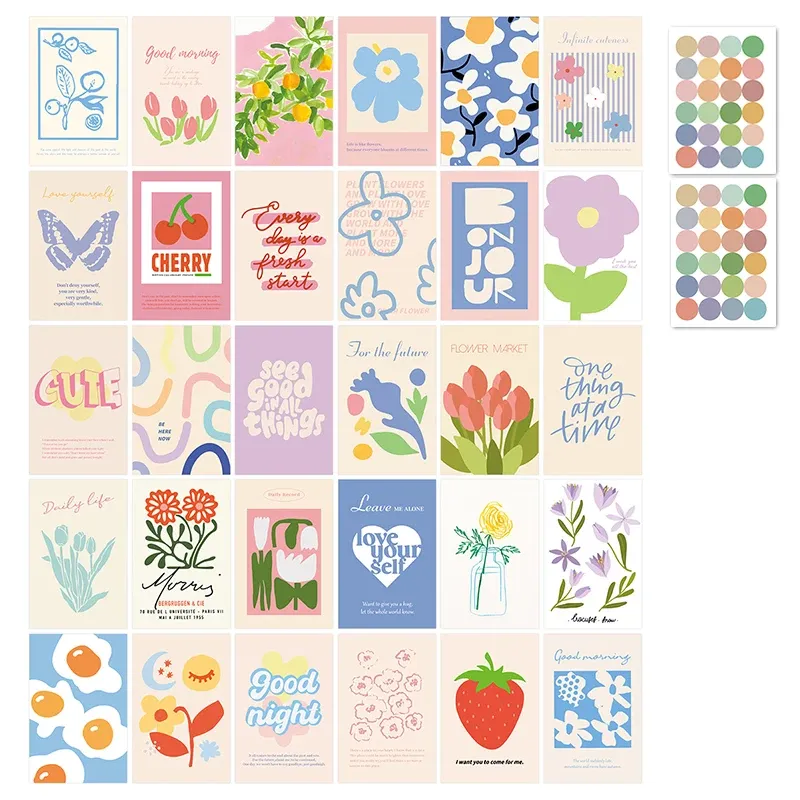 Aesthetic Collage Posters Kit 30pcs 1