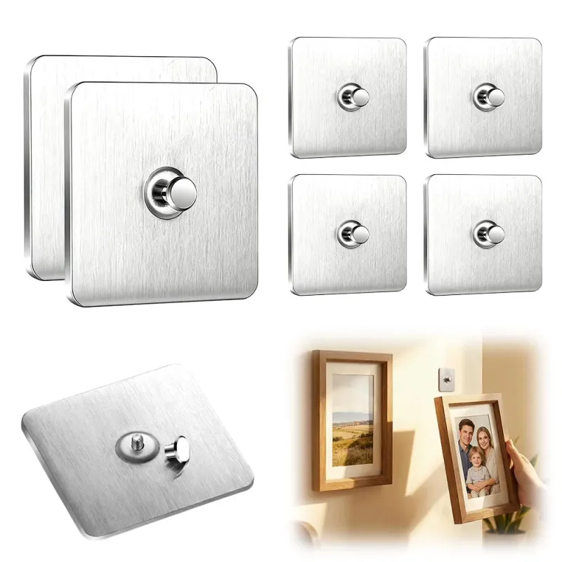 No-Drill Self-Adhesive Wall Hooks 2