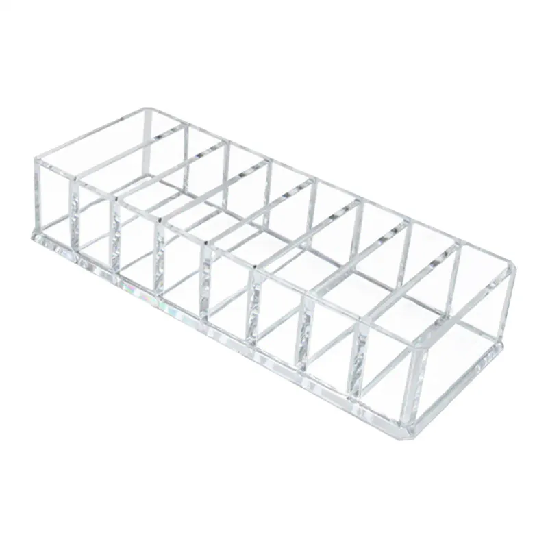 Clear Acrylic 8-Compartment Vanity Organizer 1