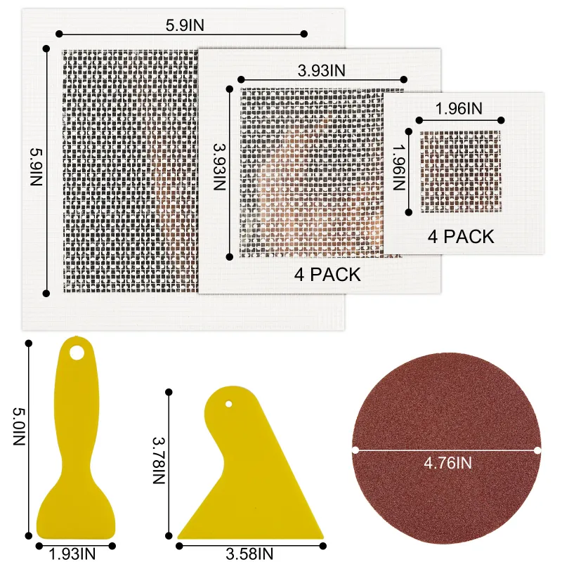 12-Pack Self-Adhesive Wall Patch Kit 2