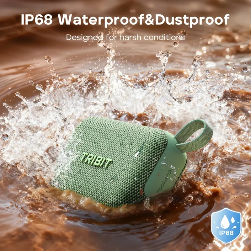 Tribit PocketGo водонепроницаемый Bluetooth-колонка 4