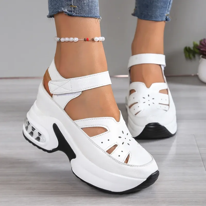 Closed Toe Wedge Sandals for Women 1