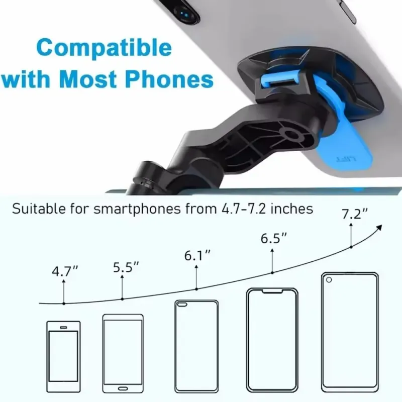 Universal Shockproof Motorcycle Phone Mount 3