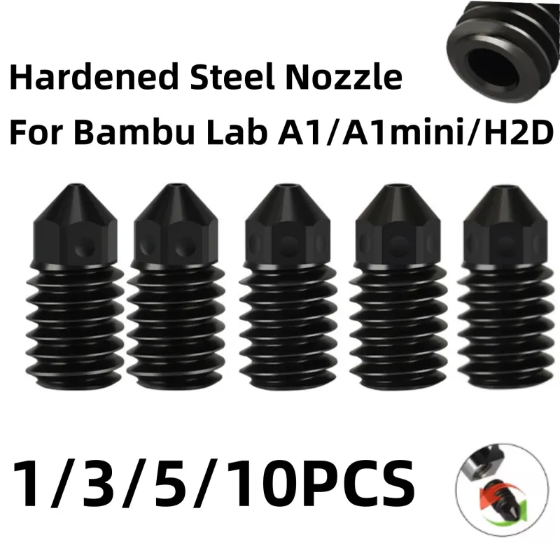 BambuLab Hardened Steel Nozzles Set 1