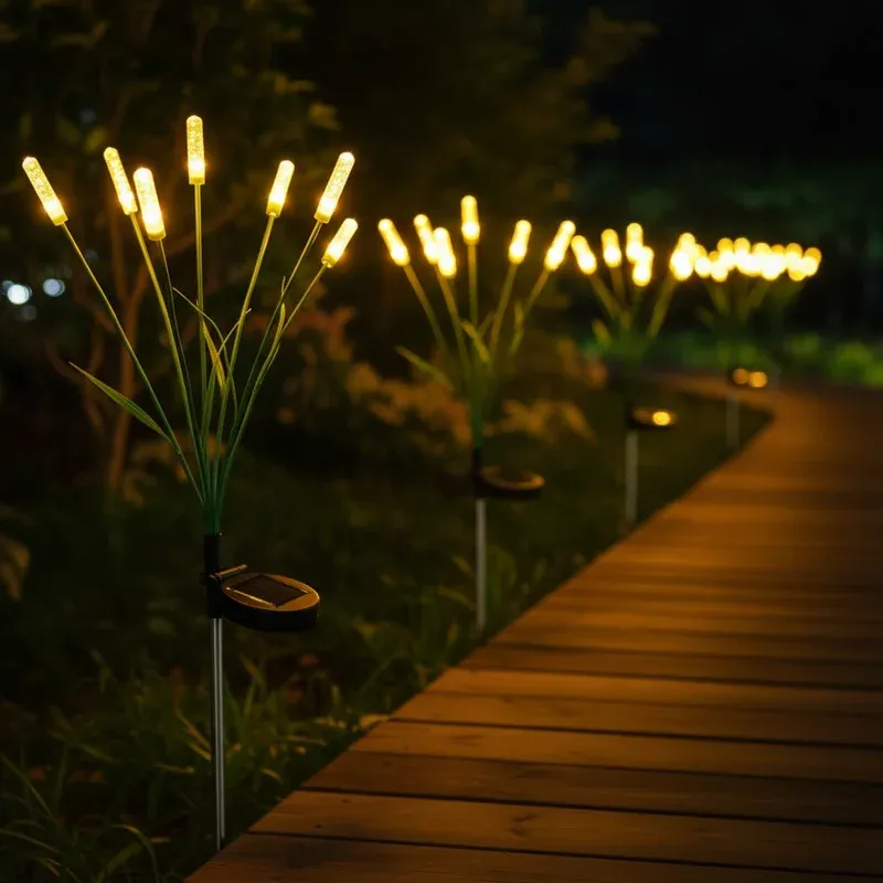 Solar Reed Bubble Stake Lights 3