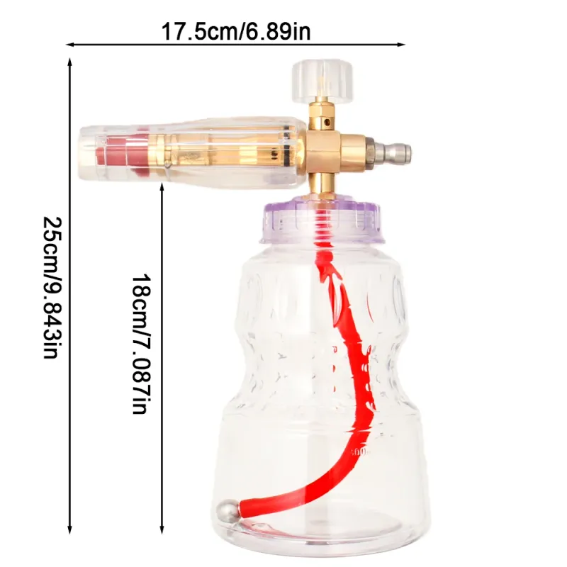 Aluminum Snow Foam Cannon 1/4" Quick Connect 2