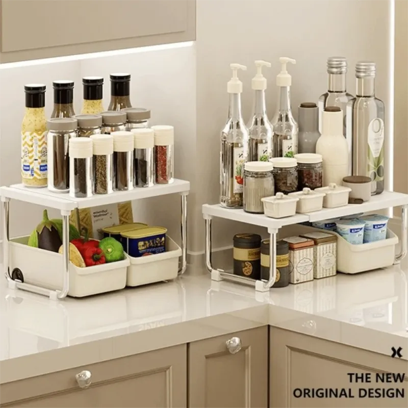 Adjustable Kitchen Cabinet Organizer Shelf 3