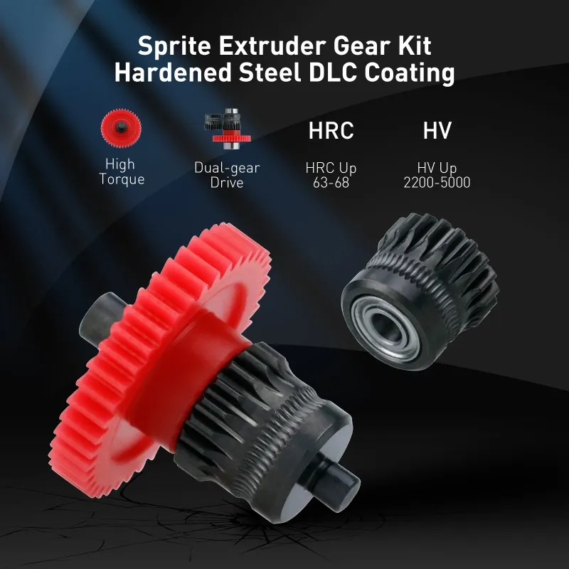 DLC Coated Extruder Gear for Creality Printers 2