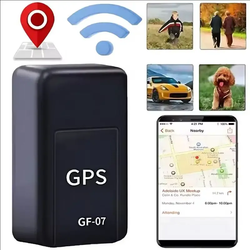 GF07 Mini Magnetic Car GPS Tracker 2