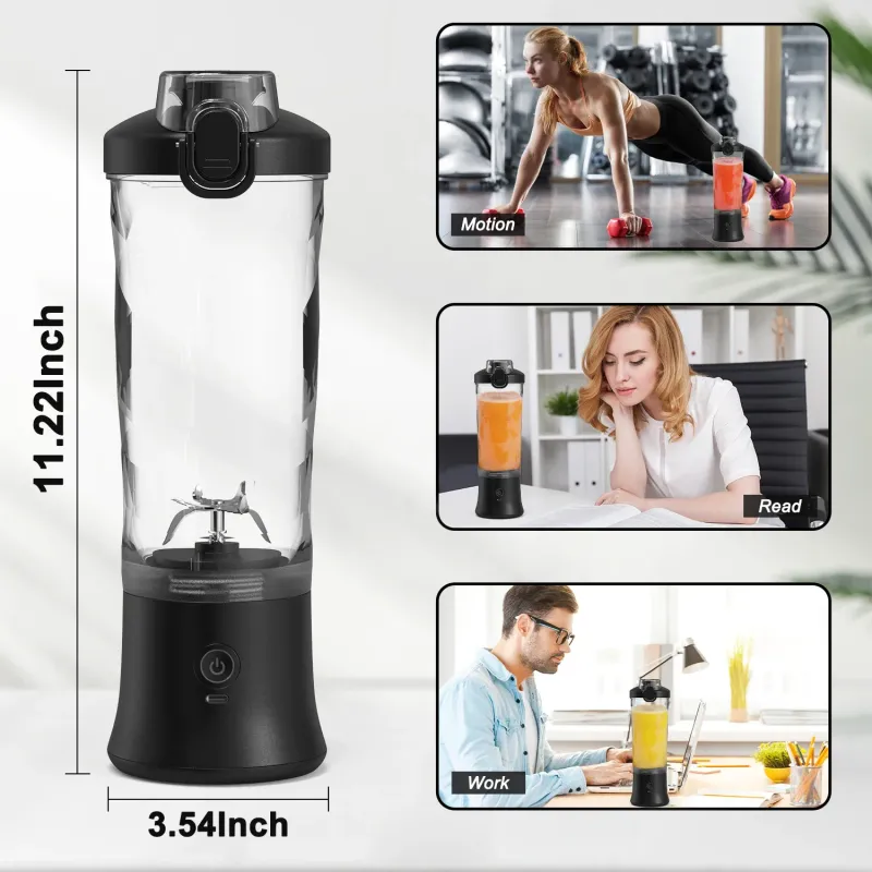 600ML Portable USB Blender & Juicer 4