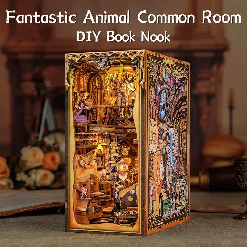 Bookstore Book Nook DIY Miniature Dollhouse 6