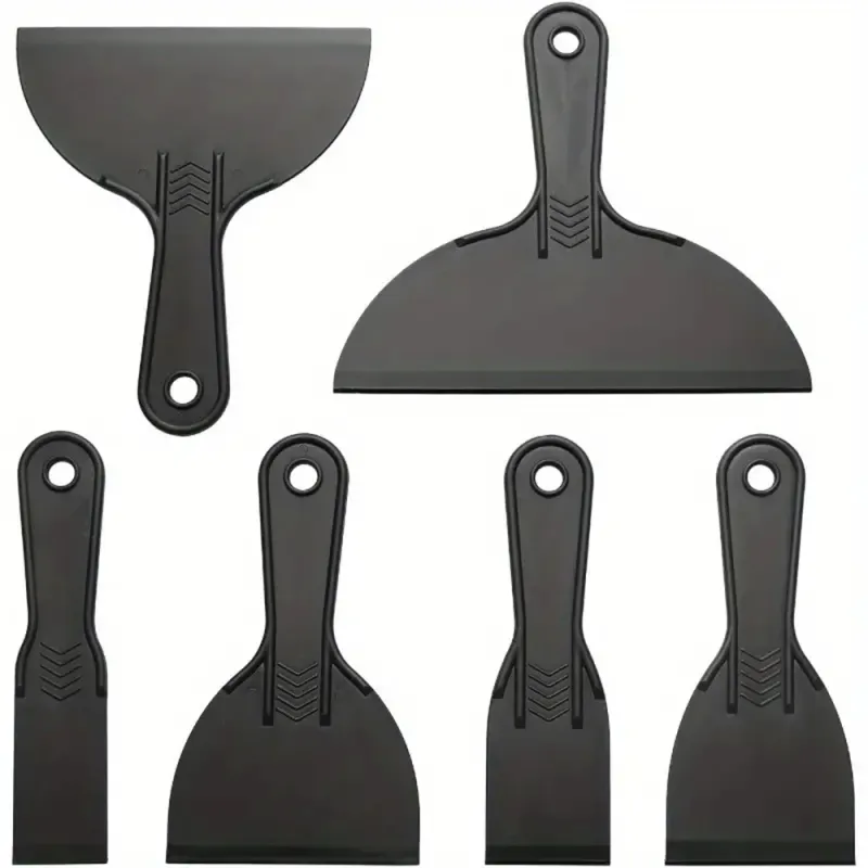 6pcs Plastic Wall Scraper Putty Knife Set 1