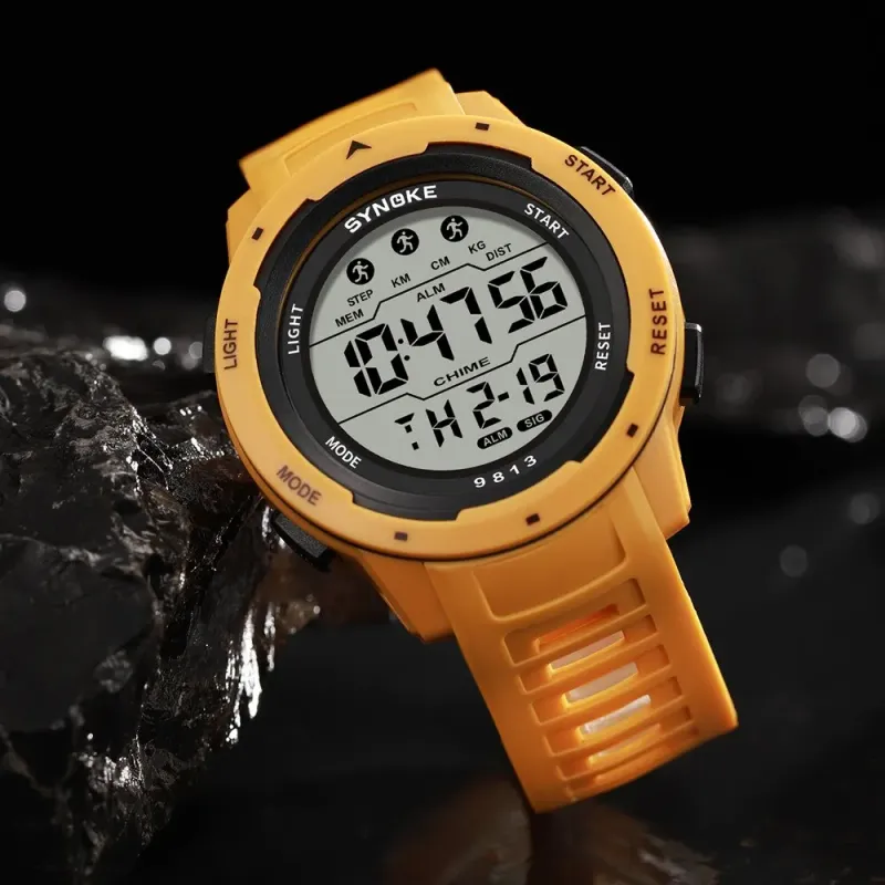 SYNOKE Men’s Digital Sports Watch with Alarm 5
