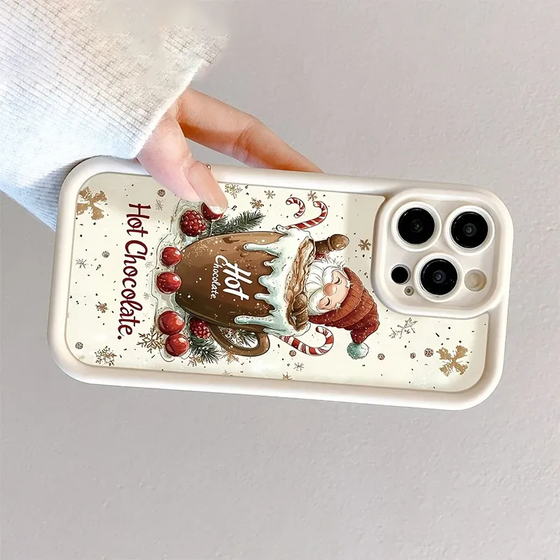 Cute Cozy Christmas Cocoa Elf iPhone Case 5