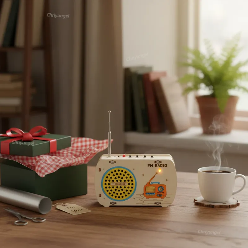 DIY Wooden FM Radio Kit 4