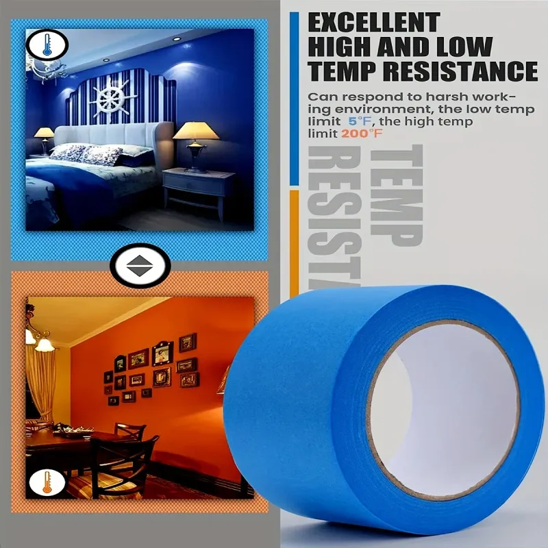 Blue Painters Tape 1" x 100ft Roll 4