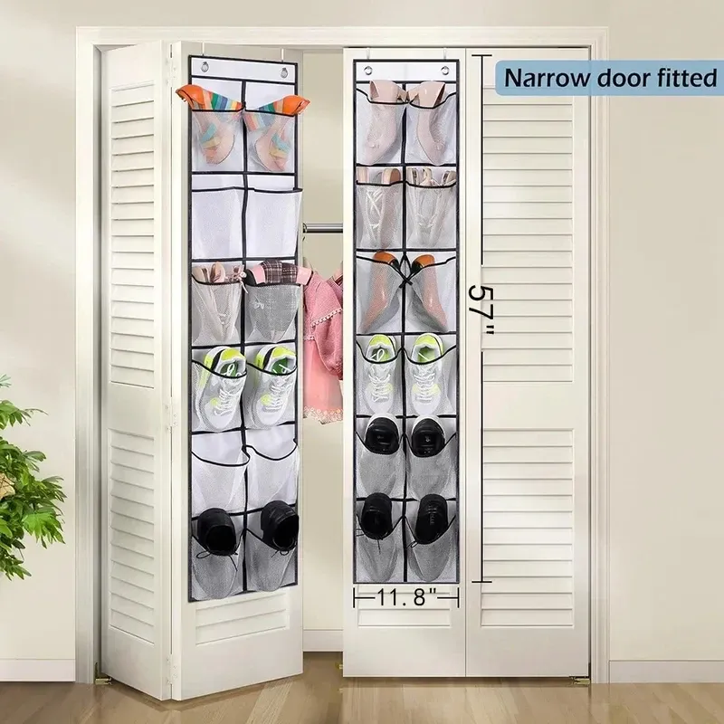 Over the Door 12-Pocket Mesh Shoe Organizer 4