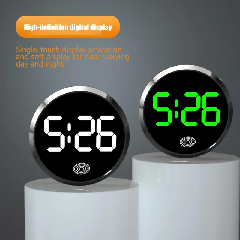 LED Car Clock Touch-Control Dashboard Watch 3