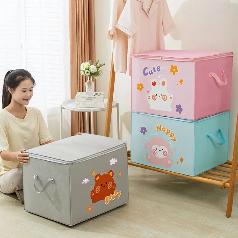 Kids Felt Toy Storage Basket 5