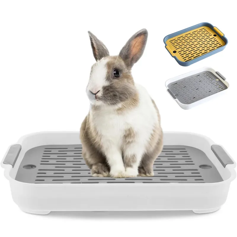 Rabbit Corner Litter Box Tray 1