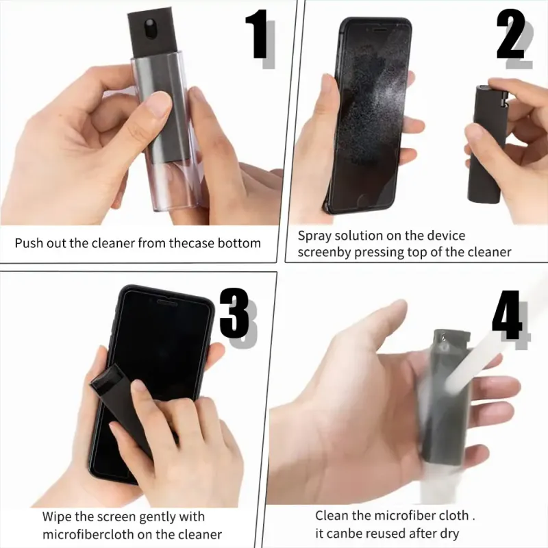 2-in-1 Screen Cleaner & Cloth Set 5