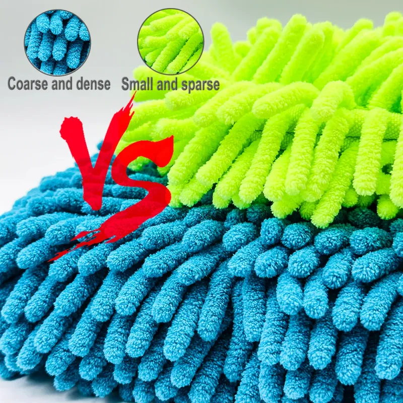Chenille Double Sided Car Wash Mitt 5