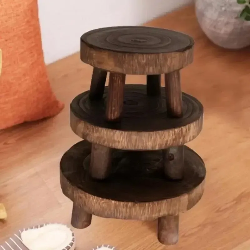 Wooden Plant Stand Pot Base Holder 5