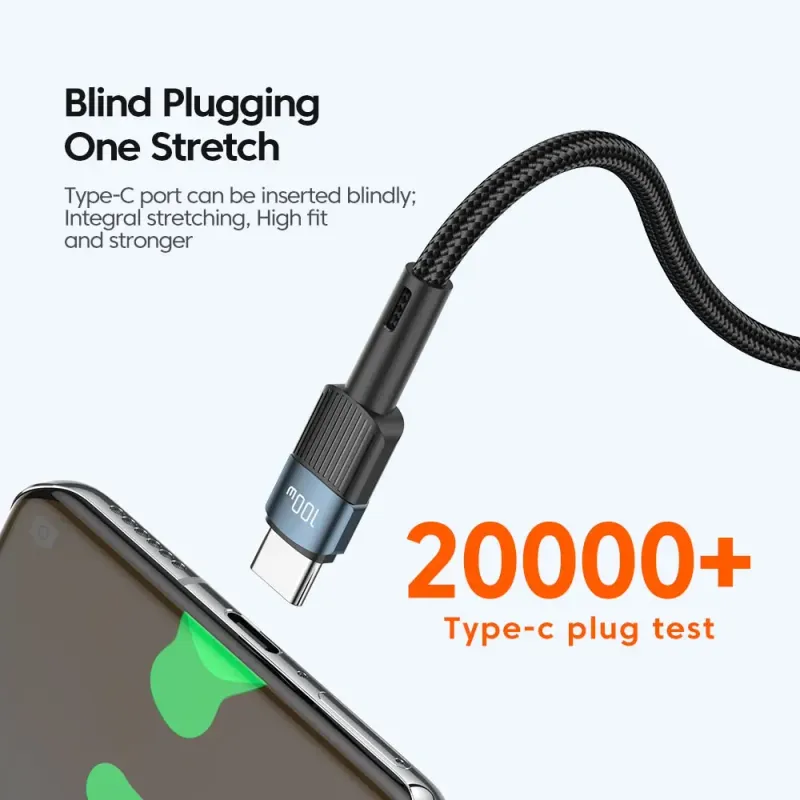 Essager 100W USB-C to USB-C PD Cable 5