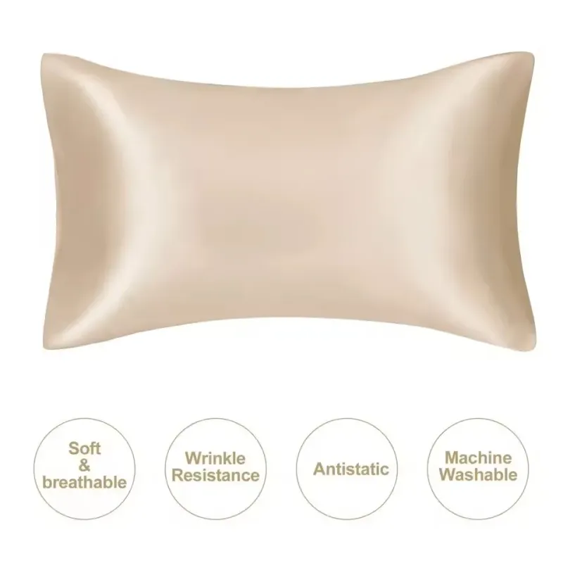 Kuup Satin Pillowcase Silk Hair Beauty Cover 6